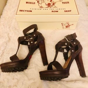 Brand New True Religion Hanna Heels